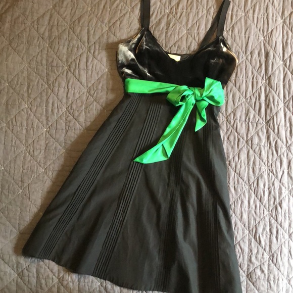 Anthropologie / Moulinette Soeurs Black A-Line Dress with Velvent Bodice Sz 2 - Picture 10 of 10